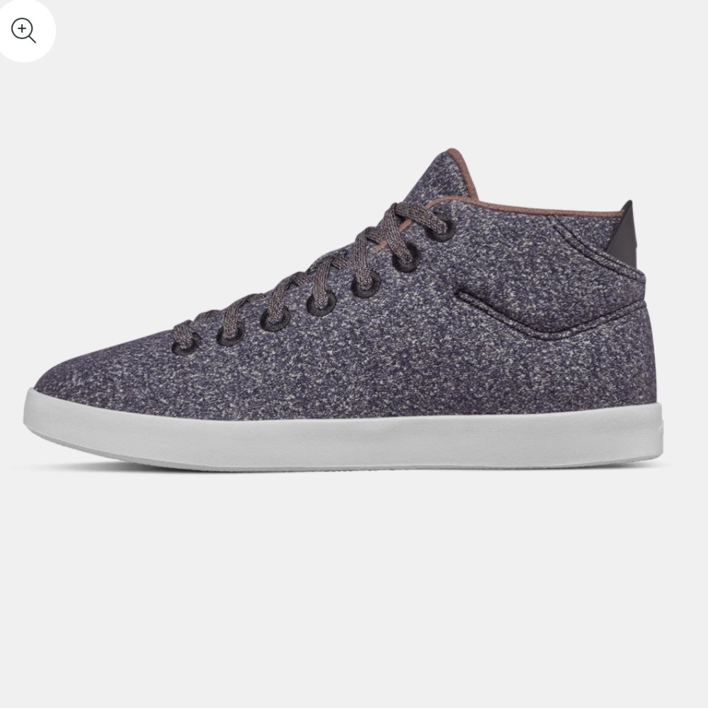 Allbirds Wool Piper Mid Sneakers Gray Size 6 - Picture 2 of 9